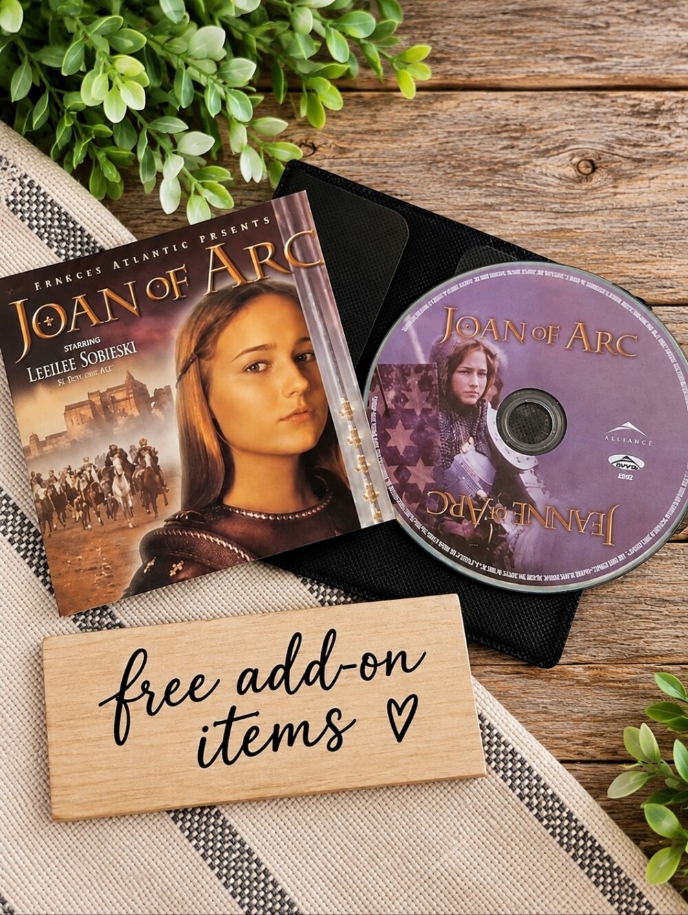 Free add on on item Joan of Arc DVD movie